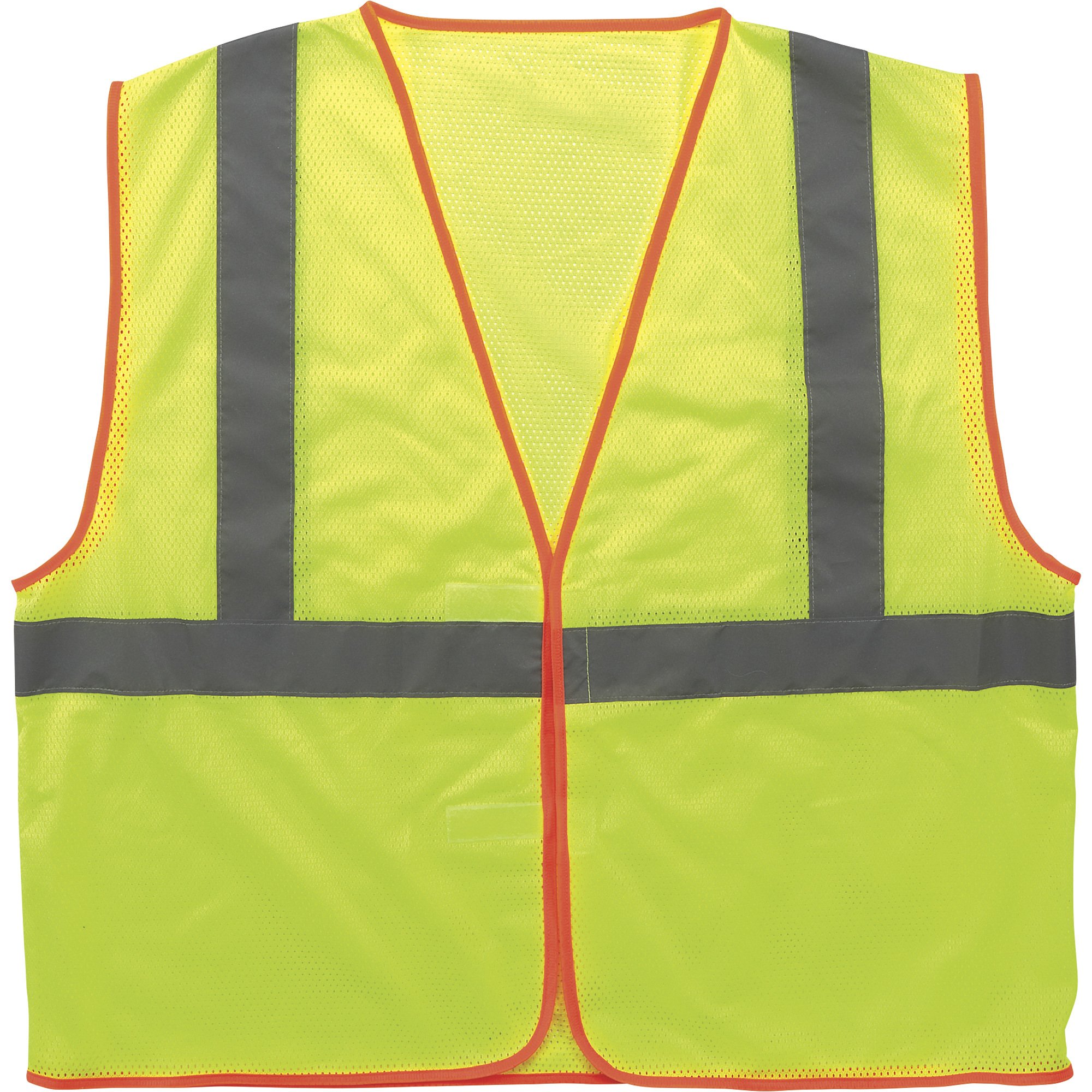 Forester Men's Class 2 High Visibility Economy Safety Vest, Lime, Small/Medium, Model# VEST100-S/M